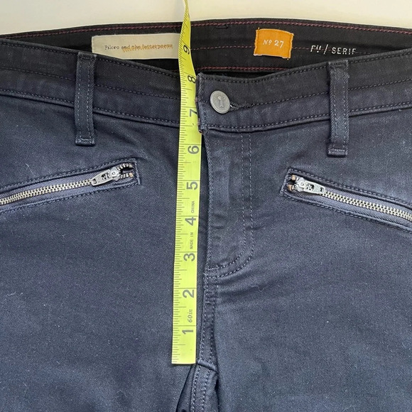 Pilcro and the Letterpress Serif Zipper Black Mid-rise Skinny Jeans 27 Women’s - Picture 10 of 15